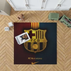 Clever Spanish Football Club FC Barcelona Rug