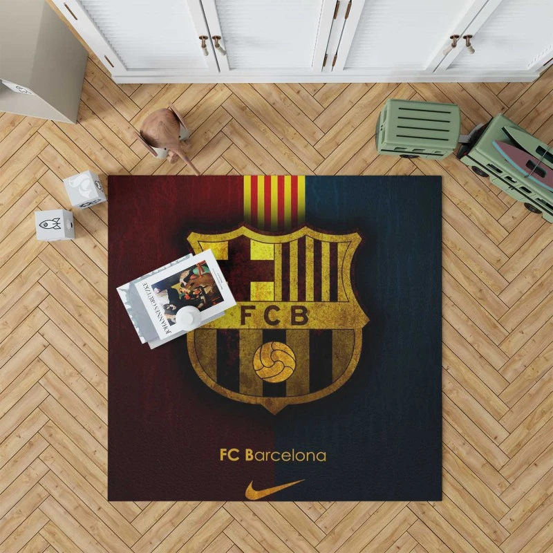 Clever Spanish Football Club FC Barcelona Rug