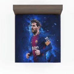 Clever Sports Player Lionel Messi Fitted Sheet