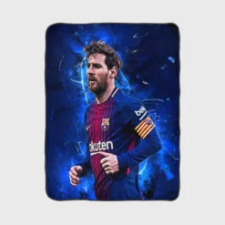 Clever Sports Player Lionel Messi Fleece Blanket 1