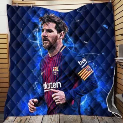 Clever Sports Player Lionel Messi Quilt Blanket
