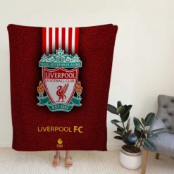 Club World Cup Football Club Liverpool Logo Fleece Blanket