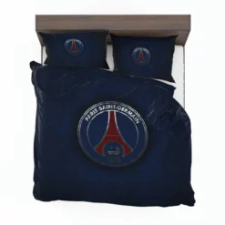 Club World Cup Soccer Club PSG Logo Bedding Set 1