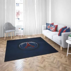 Club World Cup Soccer Club PSG Logo Rug 2