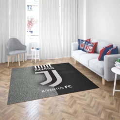 Club World Cup Soccer Team Juventus Logo Rug 2