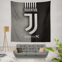 Club World Cup Soccer Team Juventus Logo Tapestry