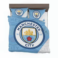 Club World Cup Soccer Team Manchester City FC Bedding Set 1