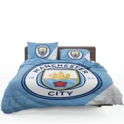 Club World Cup Soccer Team Manchester City FC Bedding Set