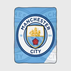 Club World Cup Soccer Team Manchester City FC Fleece Blanket 1