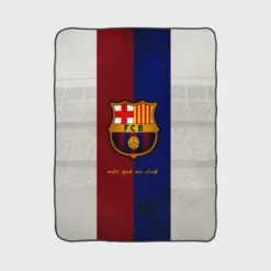 Club World Cup Winning Team FC Barcelona Fleece Blanket 1