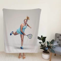 CoCo Vandeweghe American Professional Tennis Player Fleece Blanket