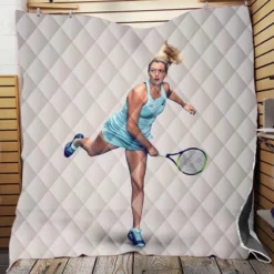 CoCo Vandeweghe American Professional Tennis Player Quilt Blanket
