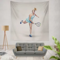 CoCo Vandeweghe American Professional Tennis Player Tapestry
