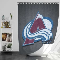 Colorado Avalanche Popular NHL Hockey Team Shower Curtain