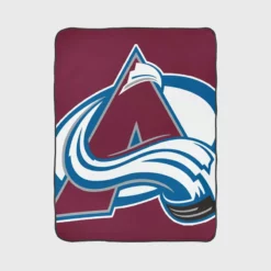 Colorado Avalanche Professional Ice Hockey Team Fleece Blanket 1