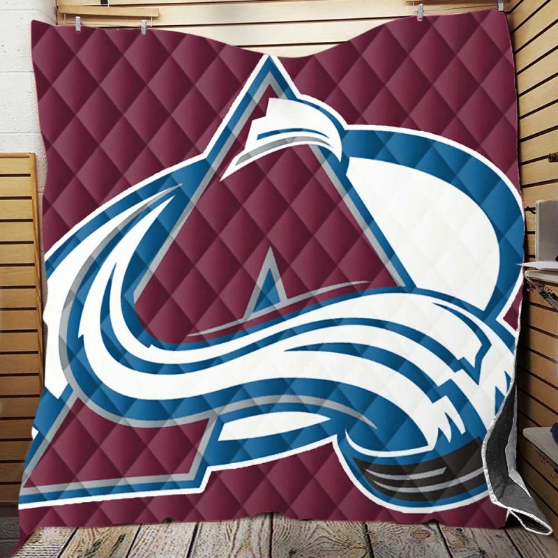 Colorado Avalanche Professional Ice Hockey Team Quilt Blanket
