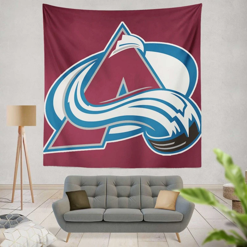 Colorado Avalanche Professional Ice Hockey Team Tapestry