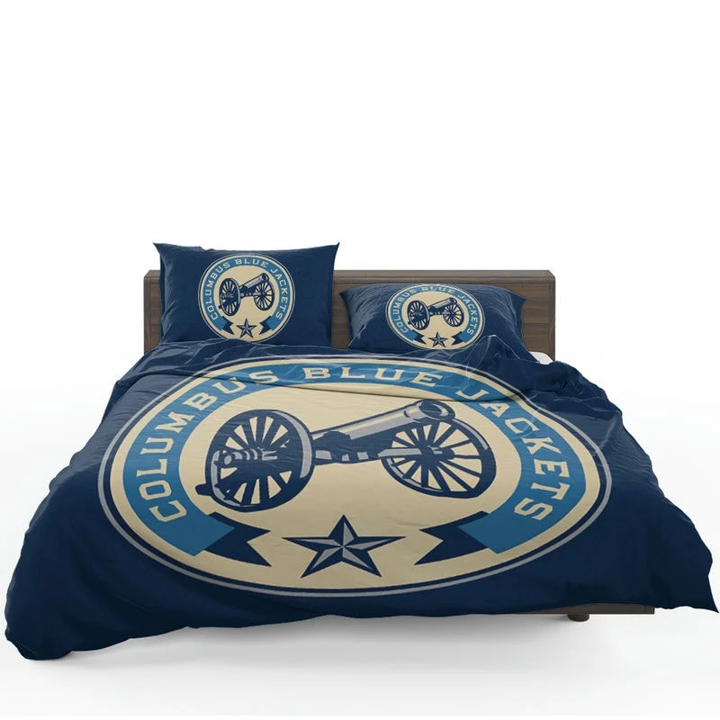 Columbus Blue Jackets Popular Ice Hockey Team Bedding Set