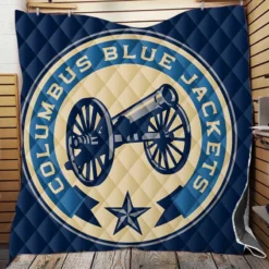 Columbus Blue Jackets Popular Ice Hockey Team Quilt Blanket