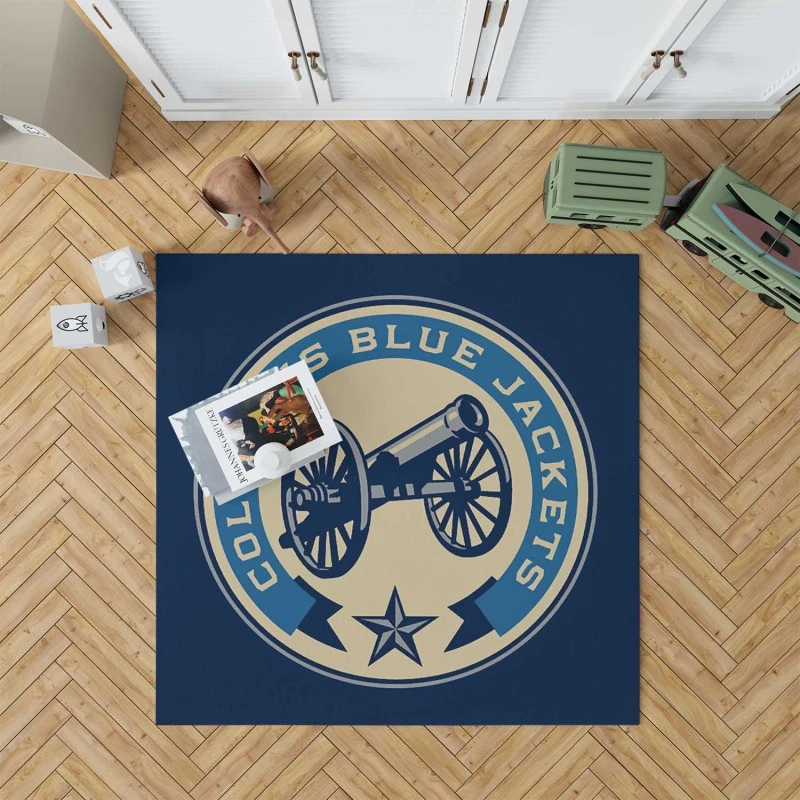 Columbus Blue Jackets Popular Ice Hockey Team Rug