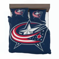 Columbus Blue Jackets Professional Ice Hockey Team Bedding Set 1