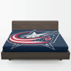 Columbus Blue Jackets Professional Ice Hockey Team Fitted Sheet 1