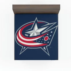 Columbus Blue Jackets Professional Ice Hockey Team Fitted Sheet