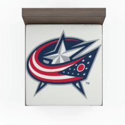 Columbus Blue Jackets Top Ranked Hockey Team Fitted Sheet