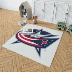 Columbus Blue Jackets Top Ranked Hockey Team Rug 1