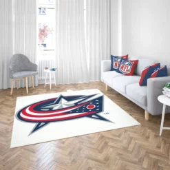 Columbus Blue Jackets Top Ranked Hockey Team Rug 2