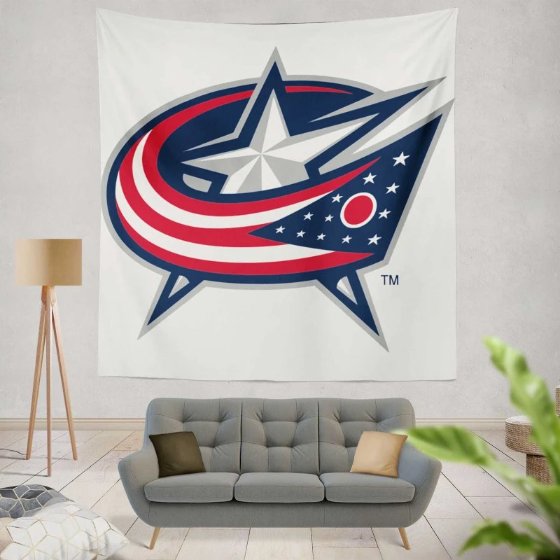 Columbus Blue Jackets Top Ranked Hockey Team Tapestry