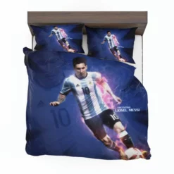 Committed sports Player Lionel Messi Bedding Set 1