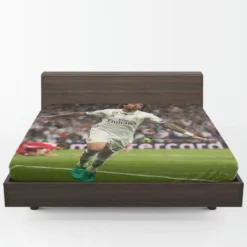 Committed sports Player Marcelo Vieira Fitted Sheet 1