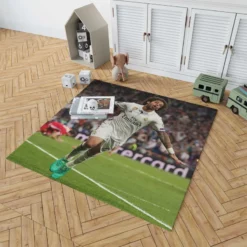 Committed sports Player Marcelo Vieira Rug 1