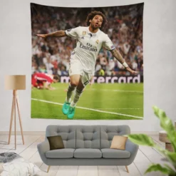 Committed sports Player Marcelo Vieira Tapestry