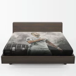 Competitive Football Player Karim Benzema Fitted Sheet 1