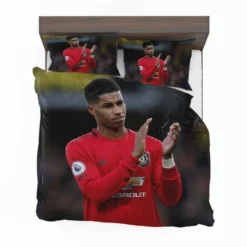 Competitive Football Player Marcus Rashford Bedding Set 1