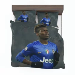 Competitive Juve Football Player Paul Pogba Bedding Set 1