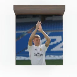 Competitive La Liga Football Player Toni Kroos Fitted Sheet