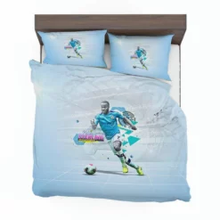 Competitive Man City Footballer Raheem Sterling Bedding Set 1