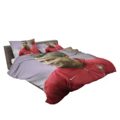 Competitive Soccer Player Cristiano Ronaldo Bedding Set 2