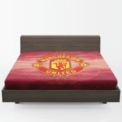 Competitive Soccer Team Manchester United FC Fitted Sheet 1