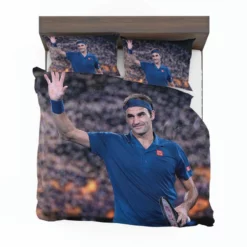 Competitive Tennis Player Roger Federer Bedding Set 1