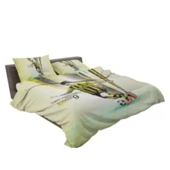 Confident BVB Soccer Player Lewandowski Bedding Set 2