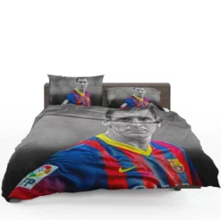 Confident Soccer Player Lionel Messi Bedding Set