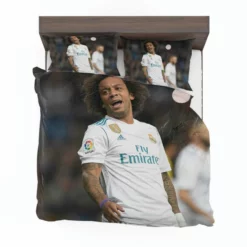 Confident Soccer Player Marcelo Vieira Bedding Set 1