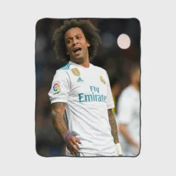 Confident Soccer Player Marcelo Vieira Fleece Blanket 1