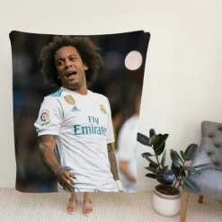 Confident Soccer Player Marcelo Vieira Fleece Blanket