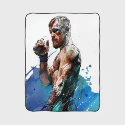 Conor McGregor Popular UFC Wrestler Fleece Blanket 1