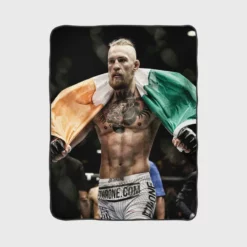 Conor McGregor Professional MMA UFC Player Fleece Blanket 1